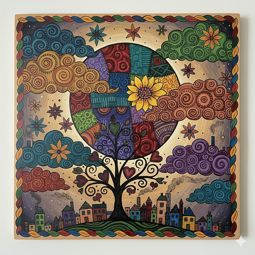 Folk Art Tree