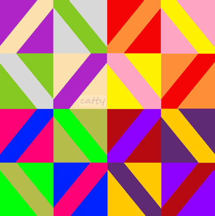 Colorful Geometric Abstract Pattern