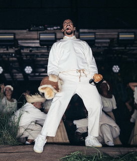 Performer in White