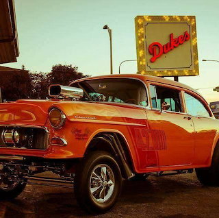 Classic Orange Chevy