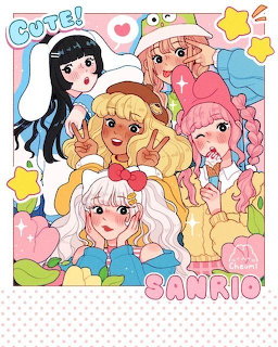 Sanrio Characters as Cute Girls