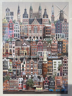 Amsterdam Canal Houses Collage