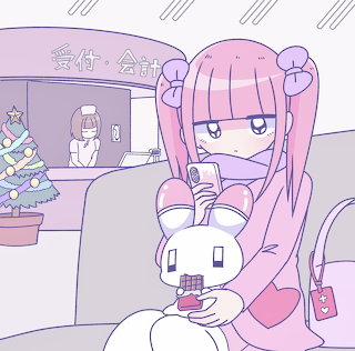 Menhera-chan Christmas Scene
