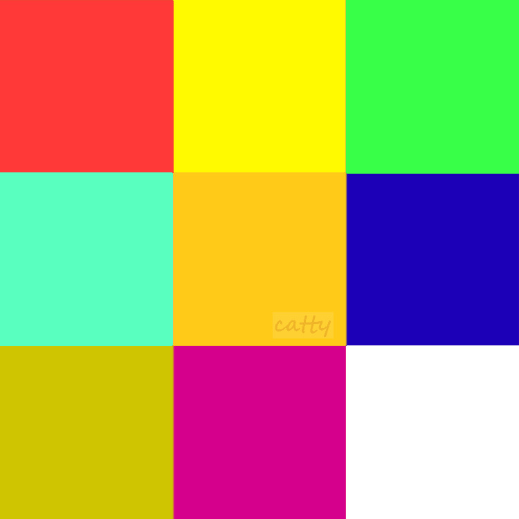 Nine Color Grid