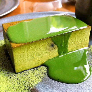 Matcha Cake Slice