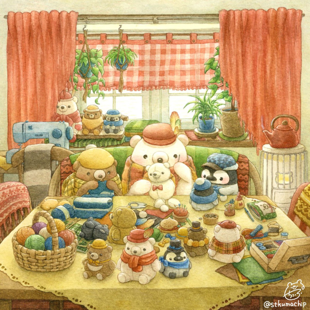 Cute Bears Sewing