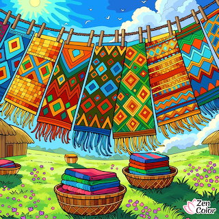 Colorful Woven Blankets