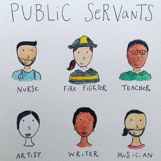 Public Servants Illustration