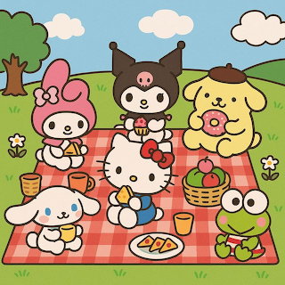 Hello Kitty Sanrio Picnic