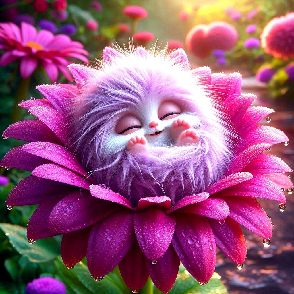 Sleeping Fantasy Creature
