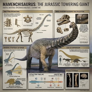Mamenchisaurus Dinosaur Infographic
