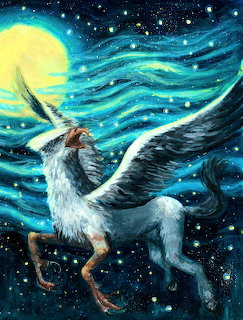 Hippogriff Night Sky