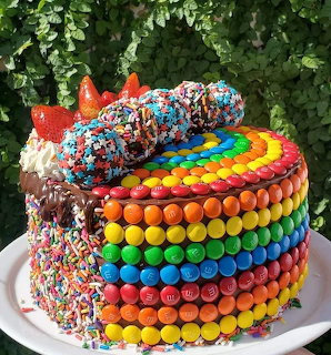 Rainbow Candy Cake