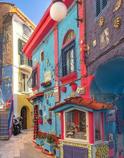 Colorful Amalfi Street