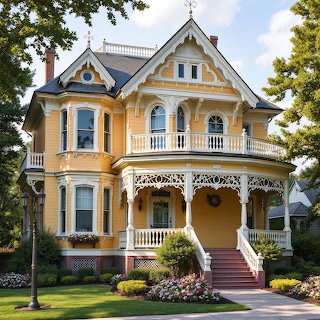 Victorian House with Wraparound Porch
