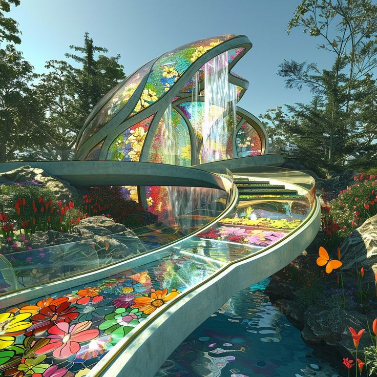Rainbow Fantasy Garden