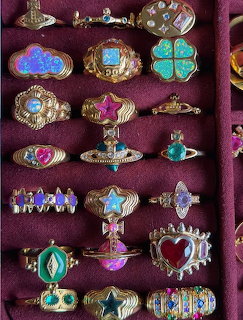 Colorful Gold Rings Collection