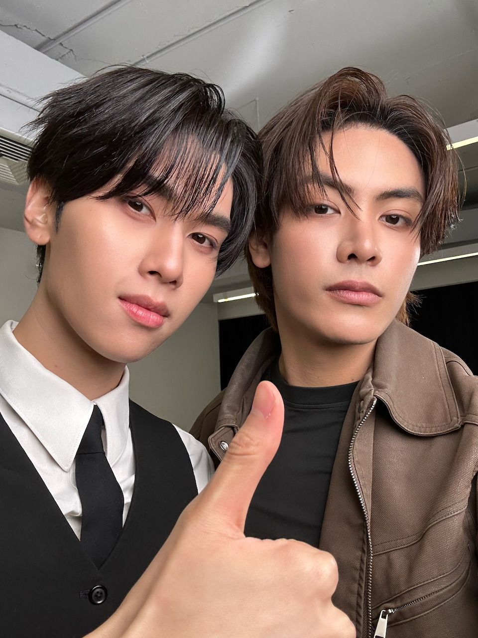 Two Young Men Portrait