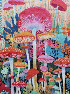 Colorful Forest Mushrooms