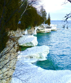 Winter BluffsIcy Shoreline