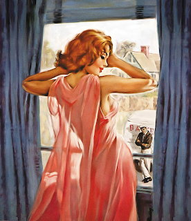 Retro Pin-Up Girl Morning