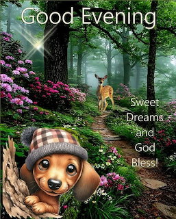 Pupy and Deer Forest Scene
