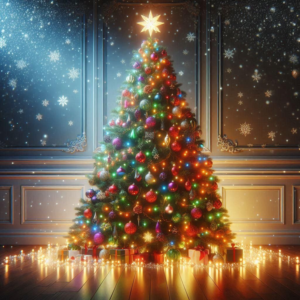 Christmas Tree with Ornaments