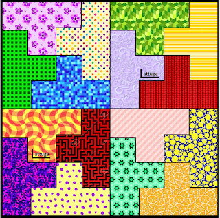 Colorful Patchwork Quilt Pattern