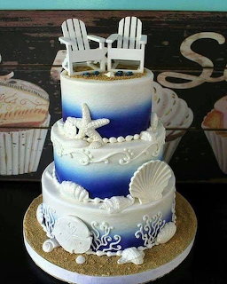 Beach Wedding Cake