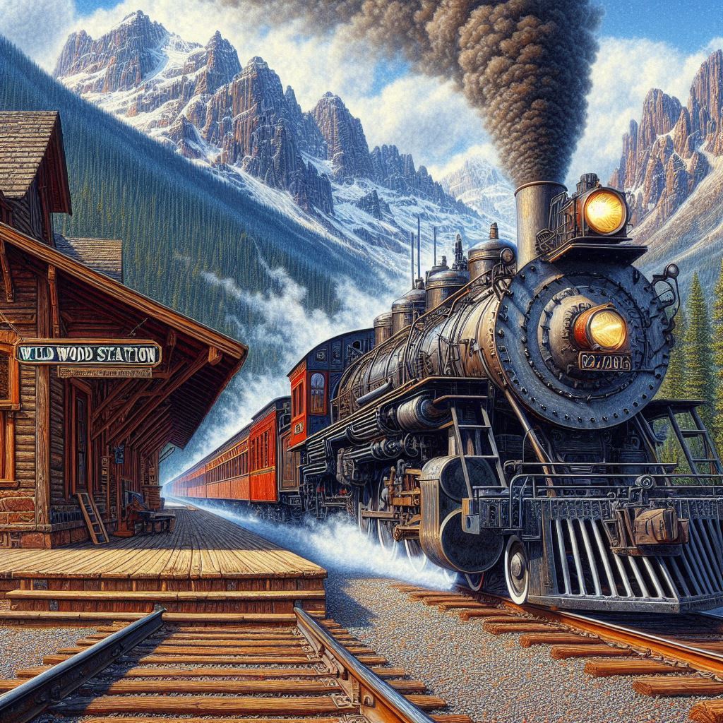 Steam Train Mountain Station