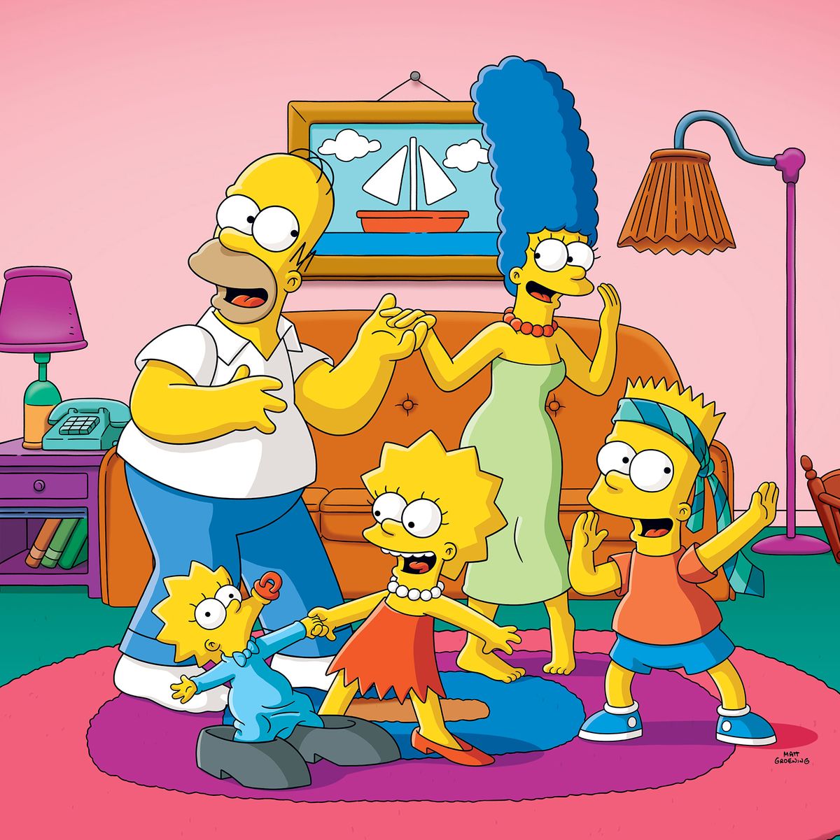 Simpson Family Living Room