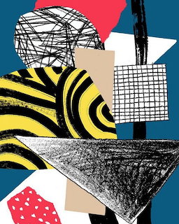 Abstract Collage Art