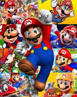 Super Mario character in red cap and blue overalls
