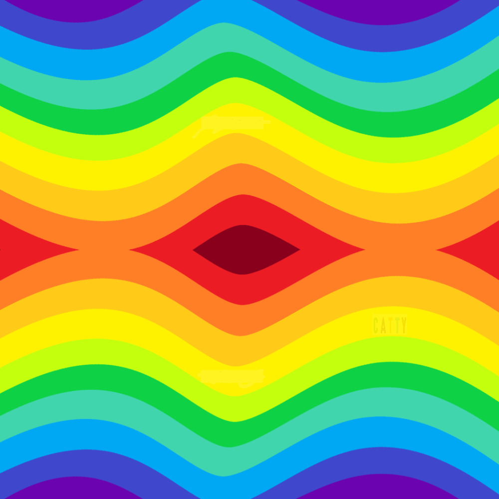 Rainbow Wave Pattern