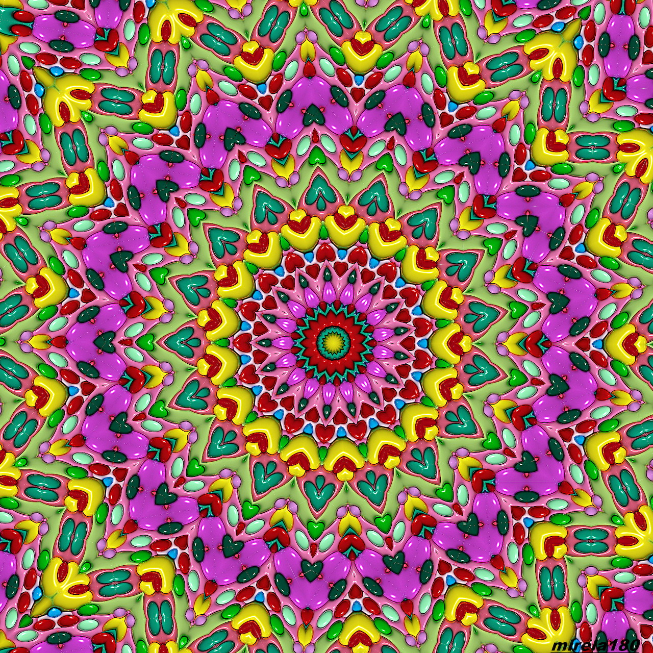 Vibrant Colorful Mandala