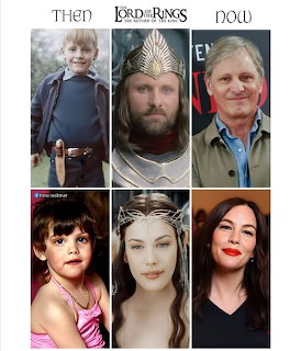 Lord of the Rings Cast Then and Now