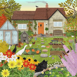 Cottage Garden Cat