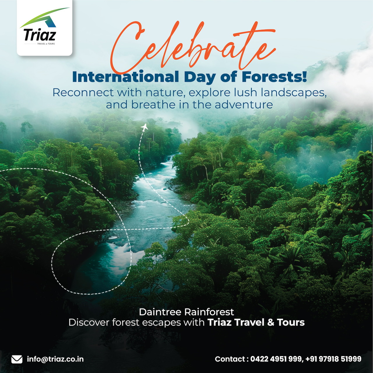 Rainforest River Poster