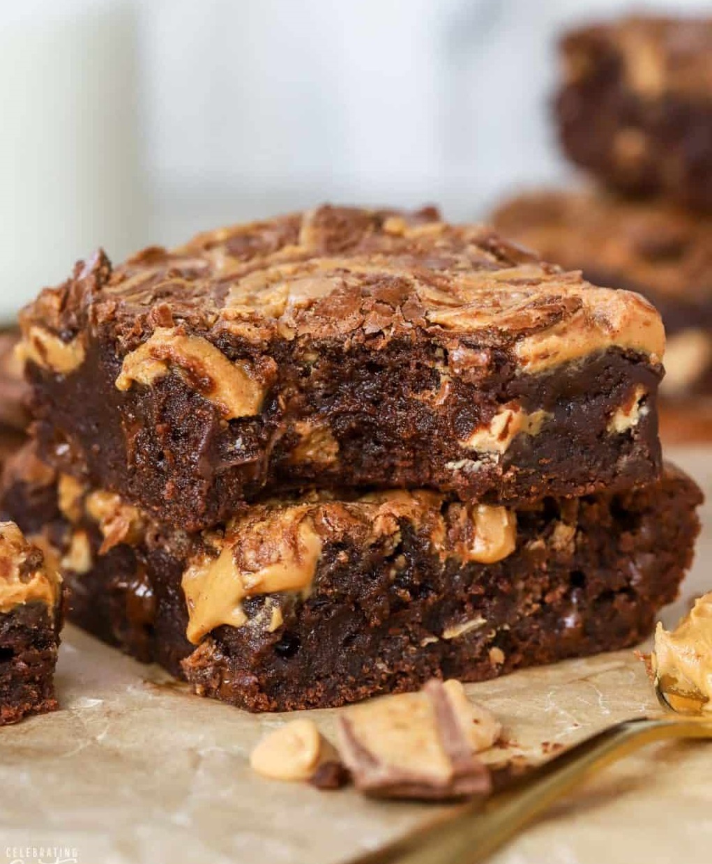 Peanut Butter Brownies