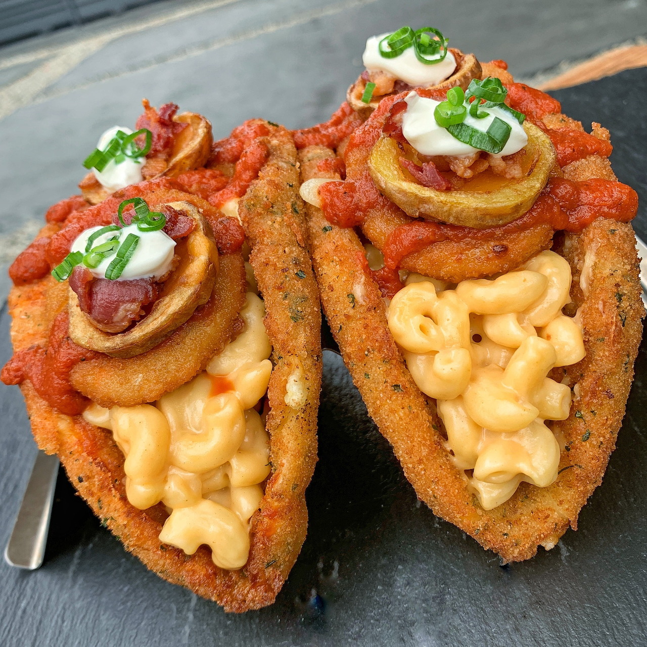 Mac and Cheese Tacos