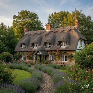 English Thatched Roof Cottage