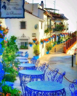 Sunny Village Stairs