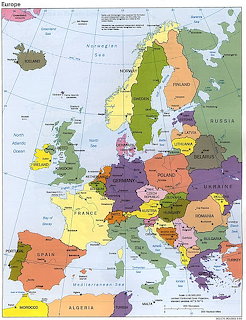 Political Map of Europe