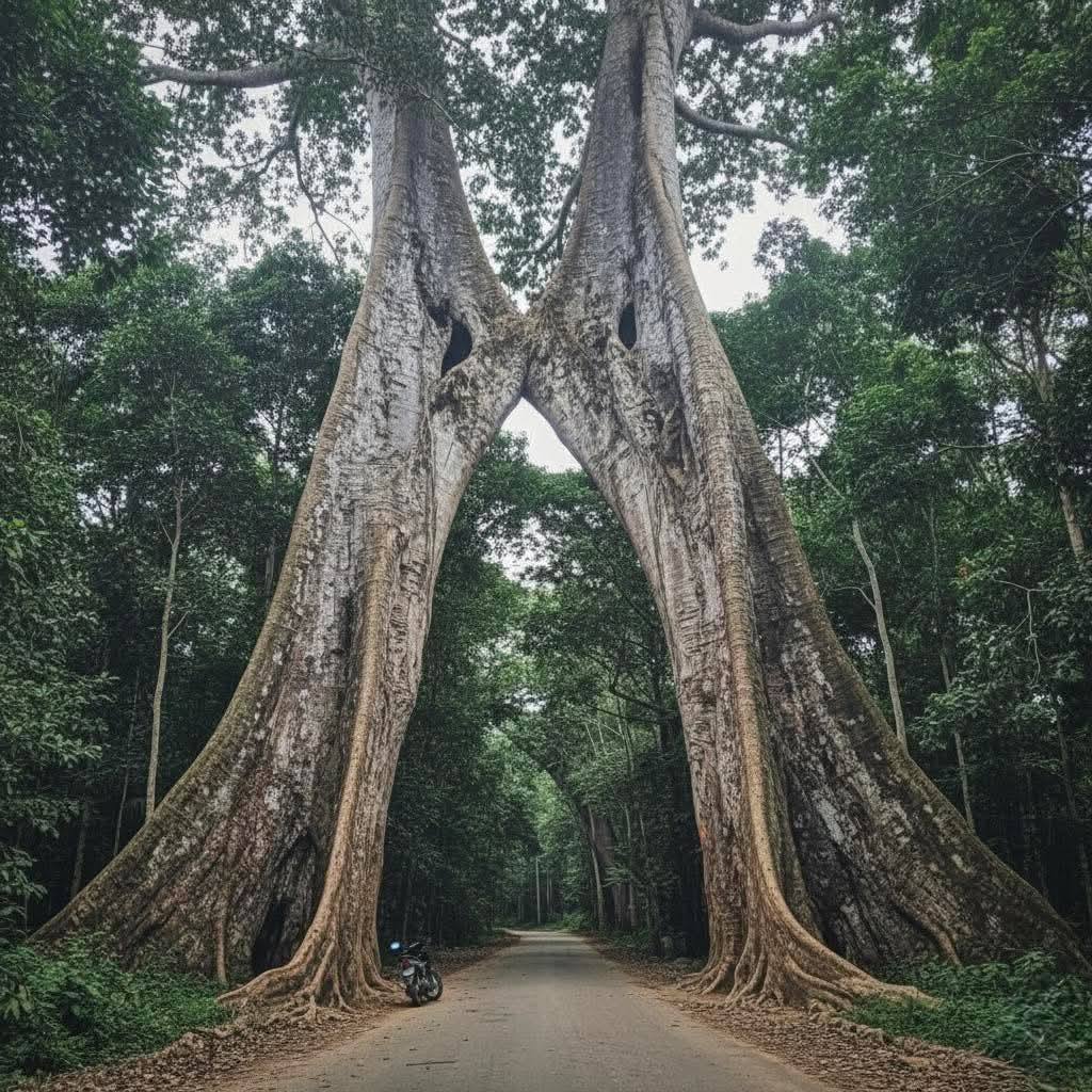 Twin Forest Trees