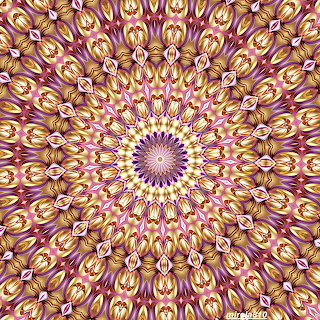 Golden Purple Mandala