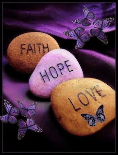 Faith Hope Love Stones