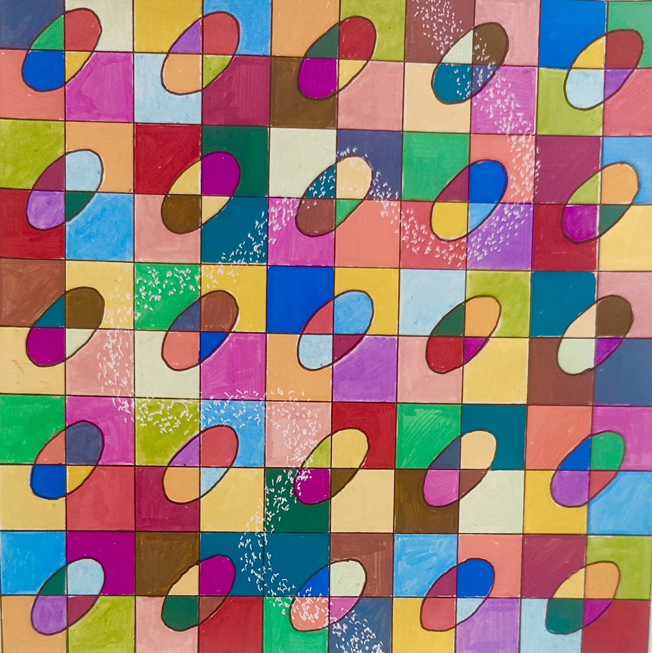 Colorful Abstract Grid