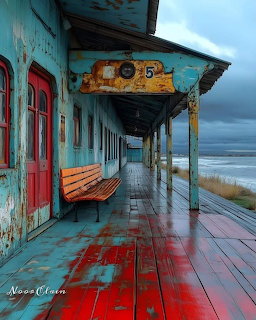 Weathered Lakeside Platform