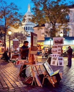 Montmartre Evening Art Market