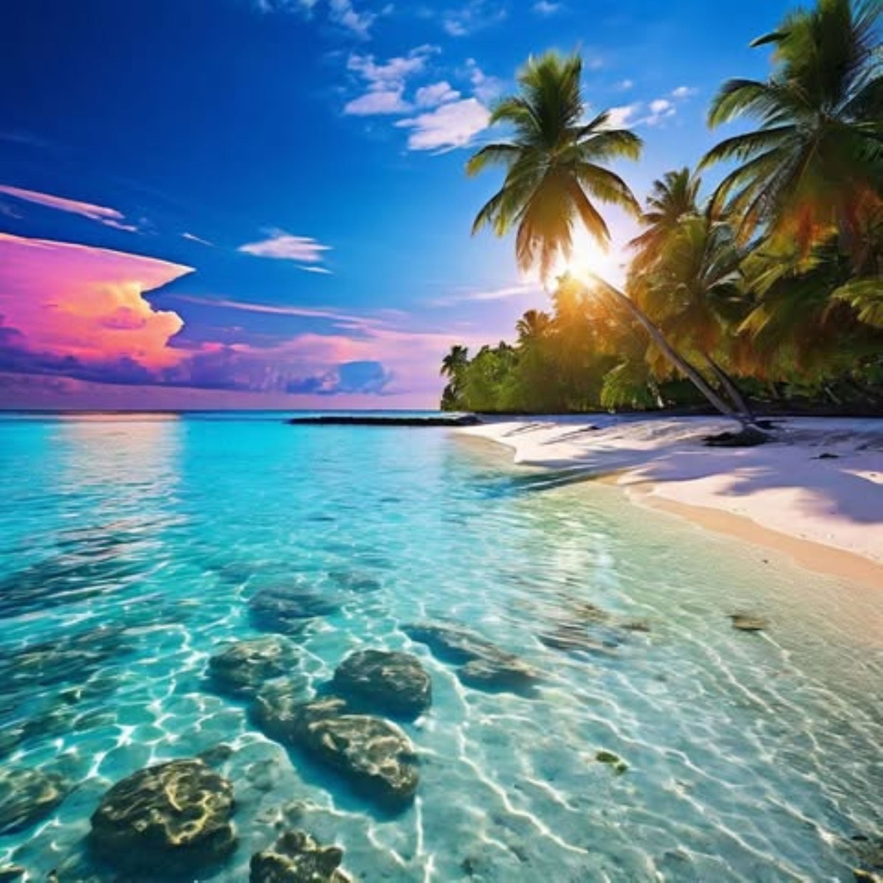Tropical Island Paradise Beach